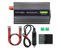 Qoltec Przetwornica napięcia 1200 MS Wave | 12V na 230V | 600/1200W - 1190372 - zdjęcie 6